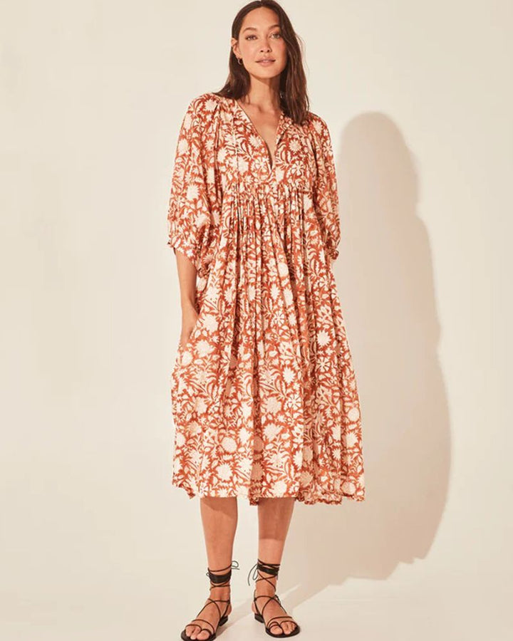 AMARE - ABITO FLOREALE BOHO
