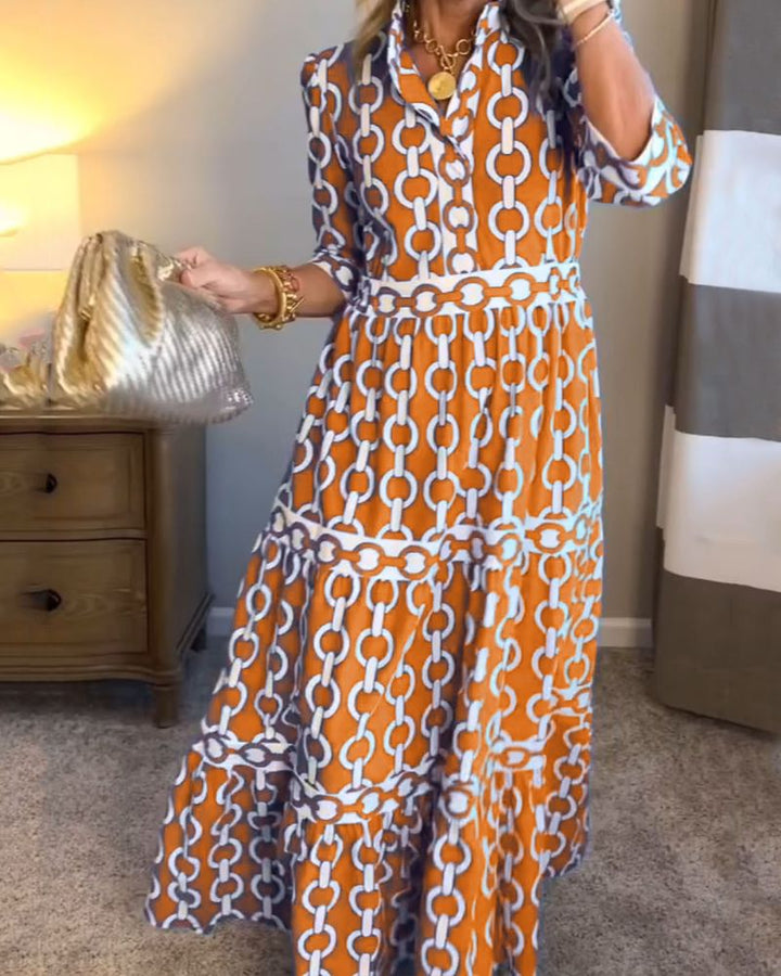 NAELIA - ABITO CON STAMPA BOHO