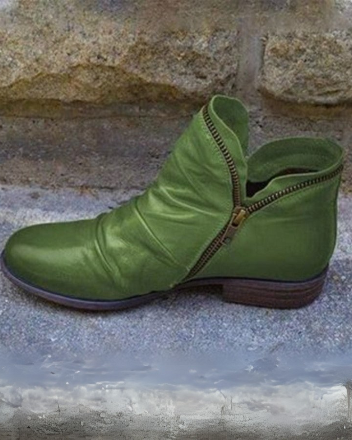 VIANELE - Stivali in pelle con zip