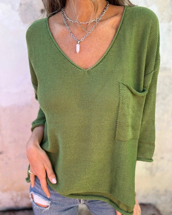 SEMBE - Top in maglia boho