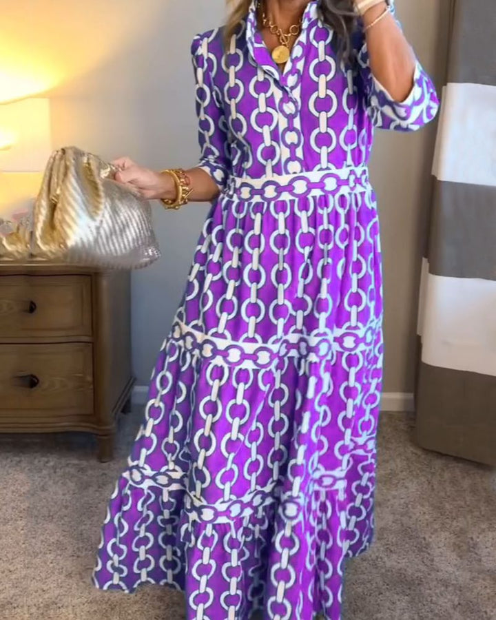 NAELIA - ABITO CON STAMPA BOHO