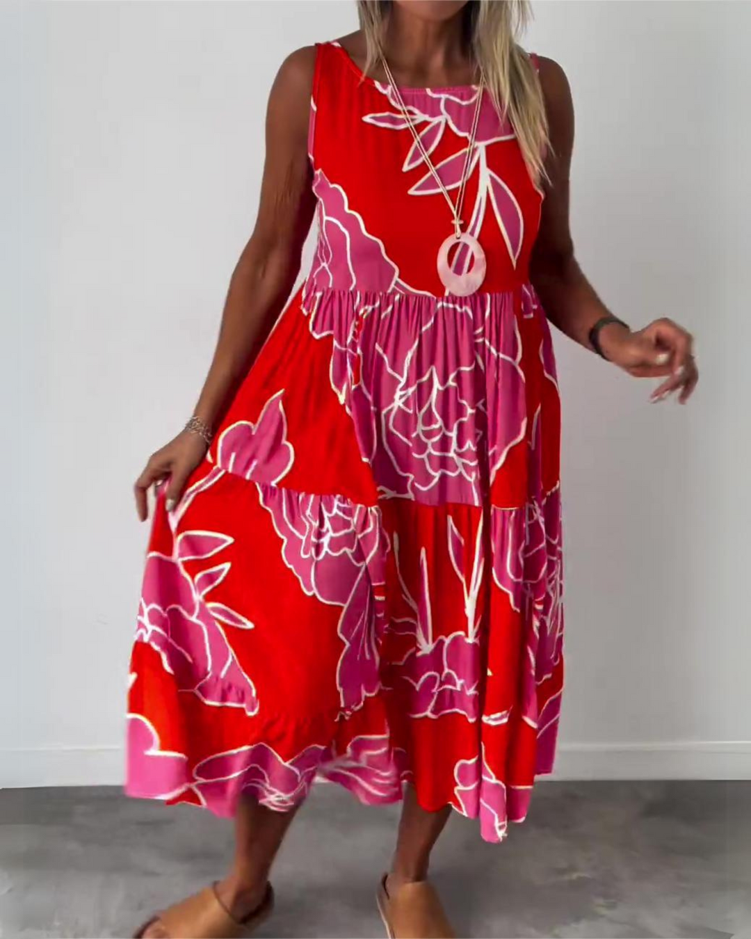 GRACE - ELEGANTE ABITO BOHO FLOREALE