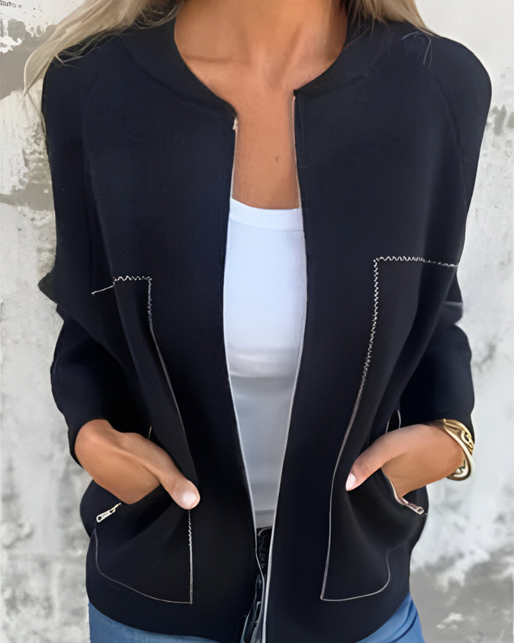 SYLVE - Bomber con zip