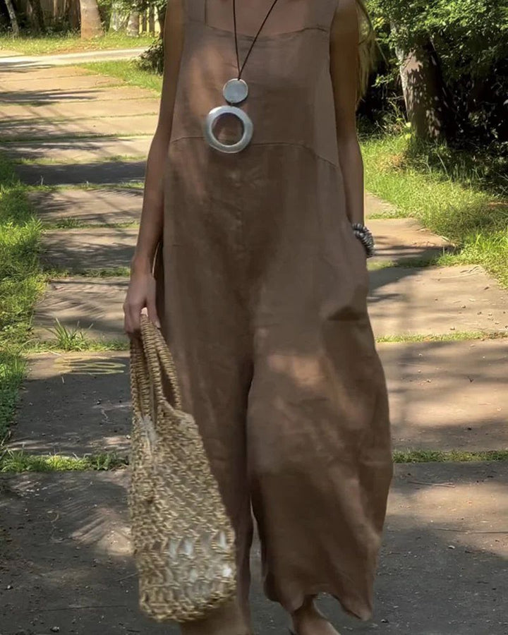 LILIANA - ELEGANTE JUMPSUIT IN COTONE