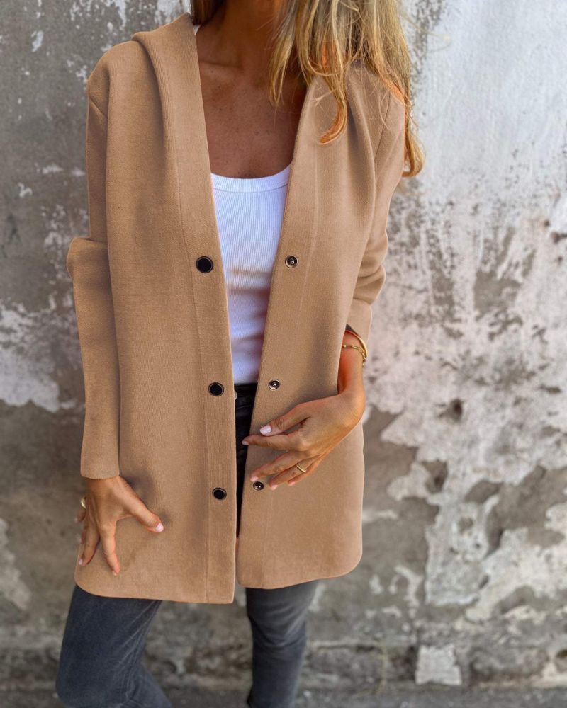 NORA - GIACCA CASUAL CON CAPPUCCIO