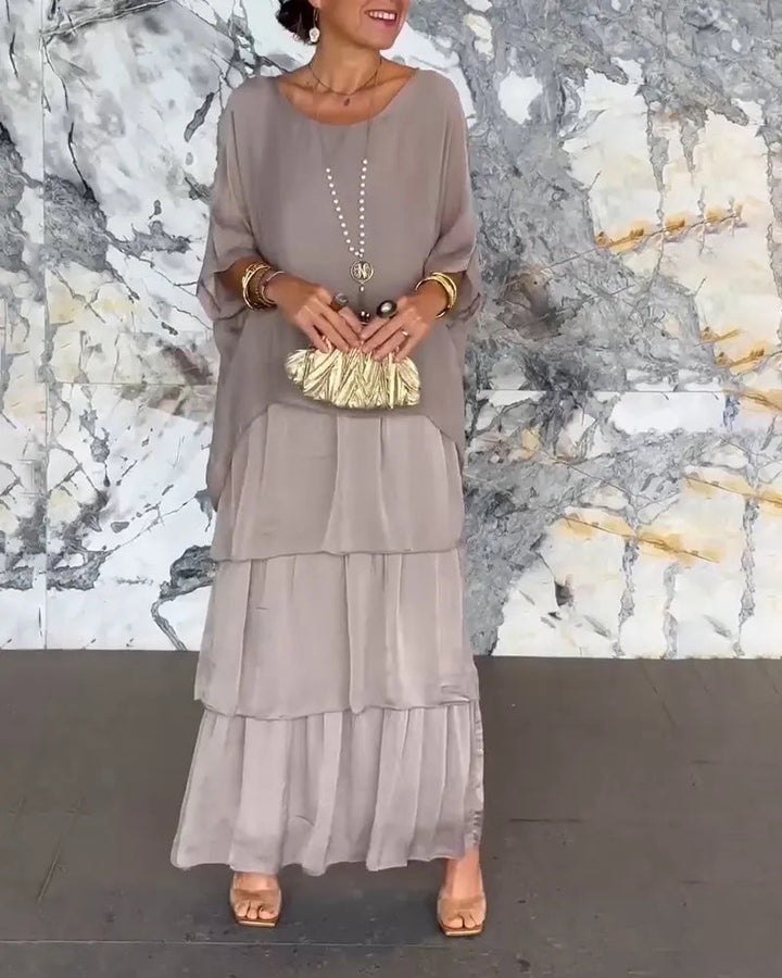 BETTY - Abito Boho in chiffon