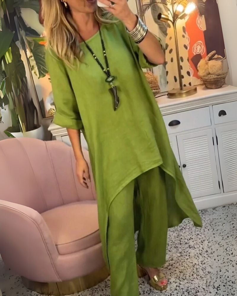 MARILA - SET DUE PEZZI IN COTONE