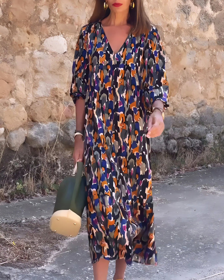 ASIRA - ABITO STAMPATO BOHO