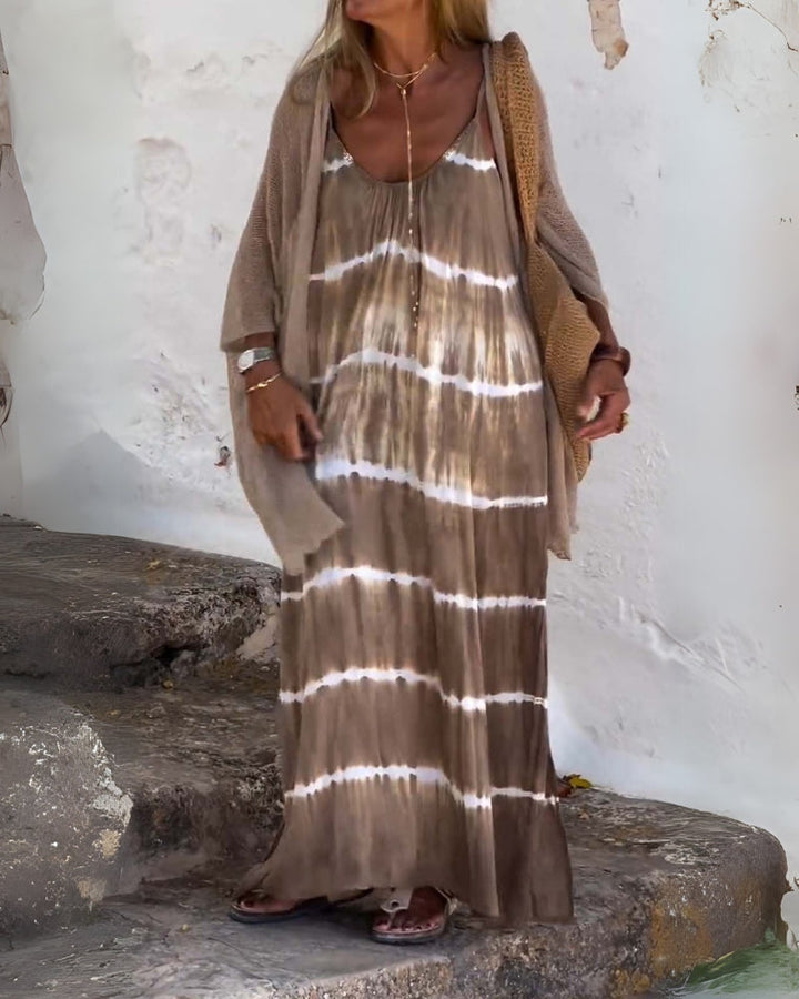 BELINA - ABITO BOHO TYE-DIE