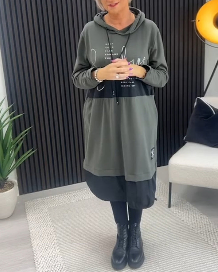 SEMBA - Vestito casual con cappuccio