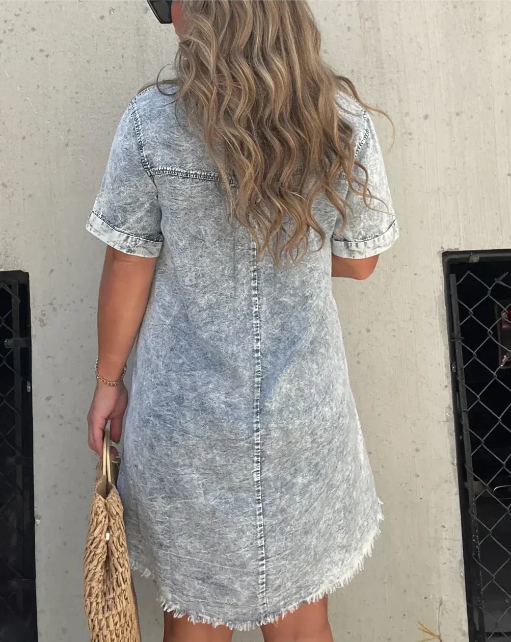 Vera - Abito a camicia in denim