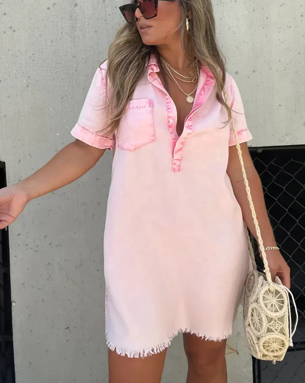 Vera - Abito a camicia in denim