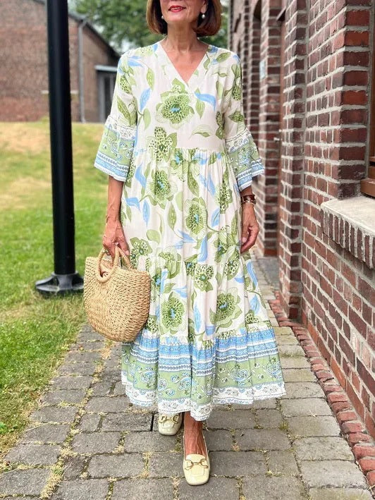 AROME - ABITO ELEGANTE CON SCOLLO A V