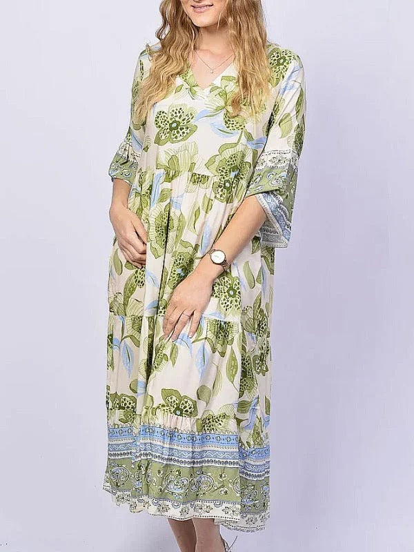 AROME - ABITO ELEGANTE CON SCOLLO A V
