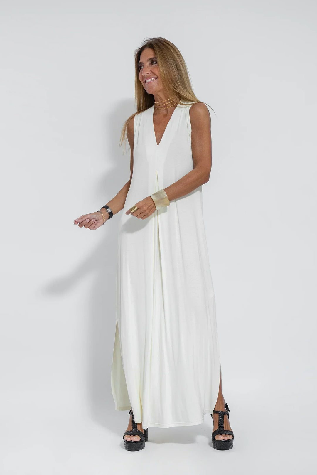 Ayania - Set abito e gilet snellente