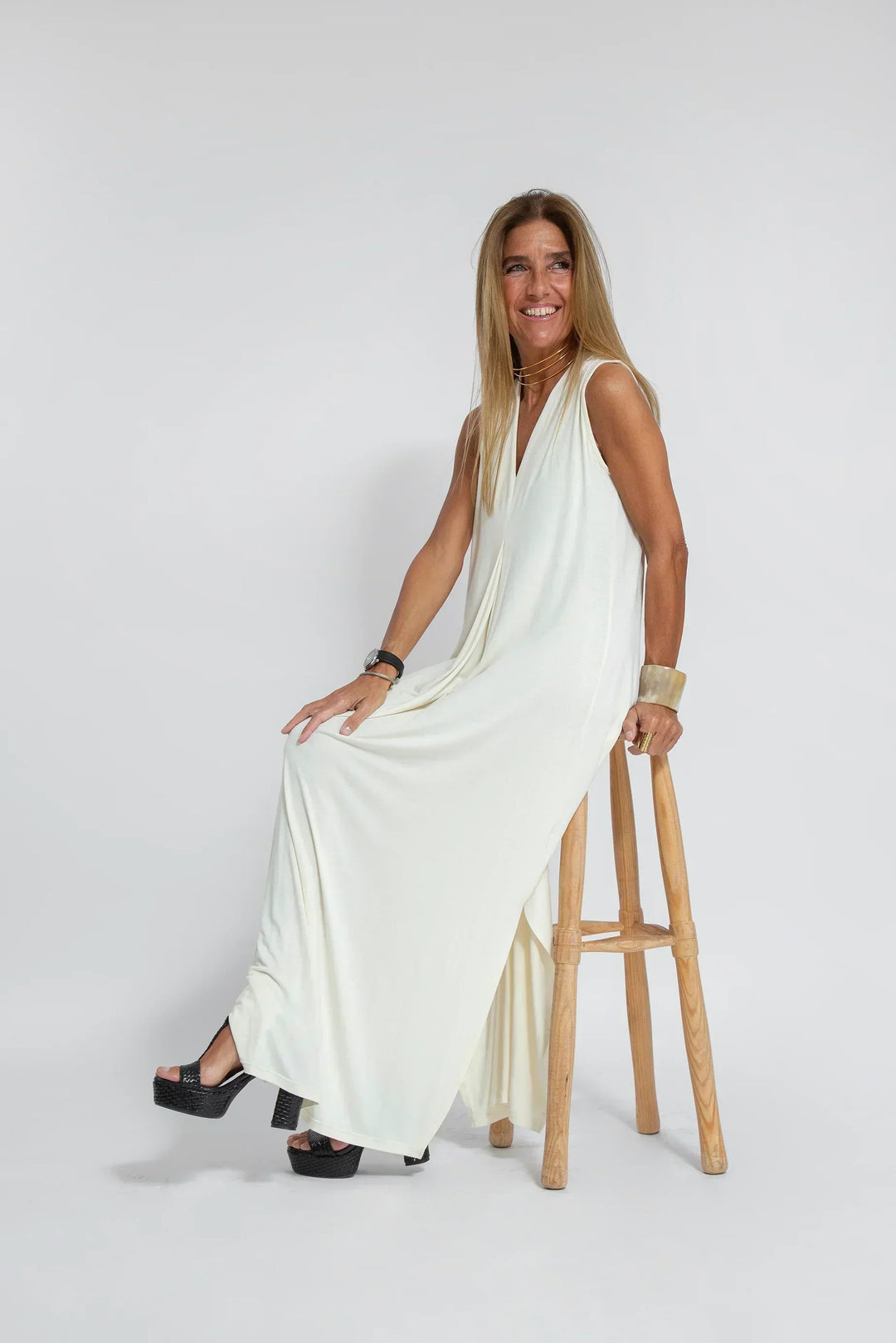 Ayania - Set abito e gilet snellente